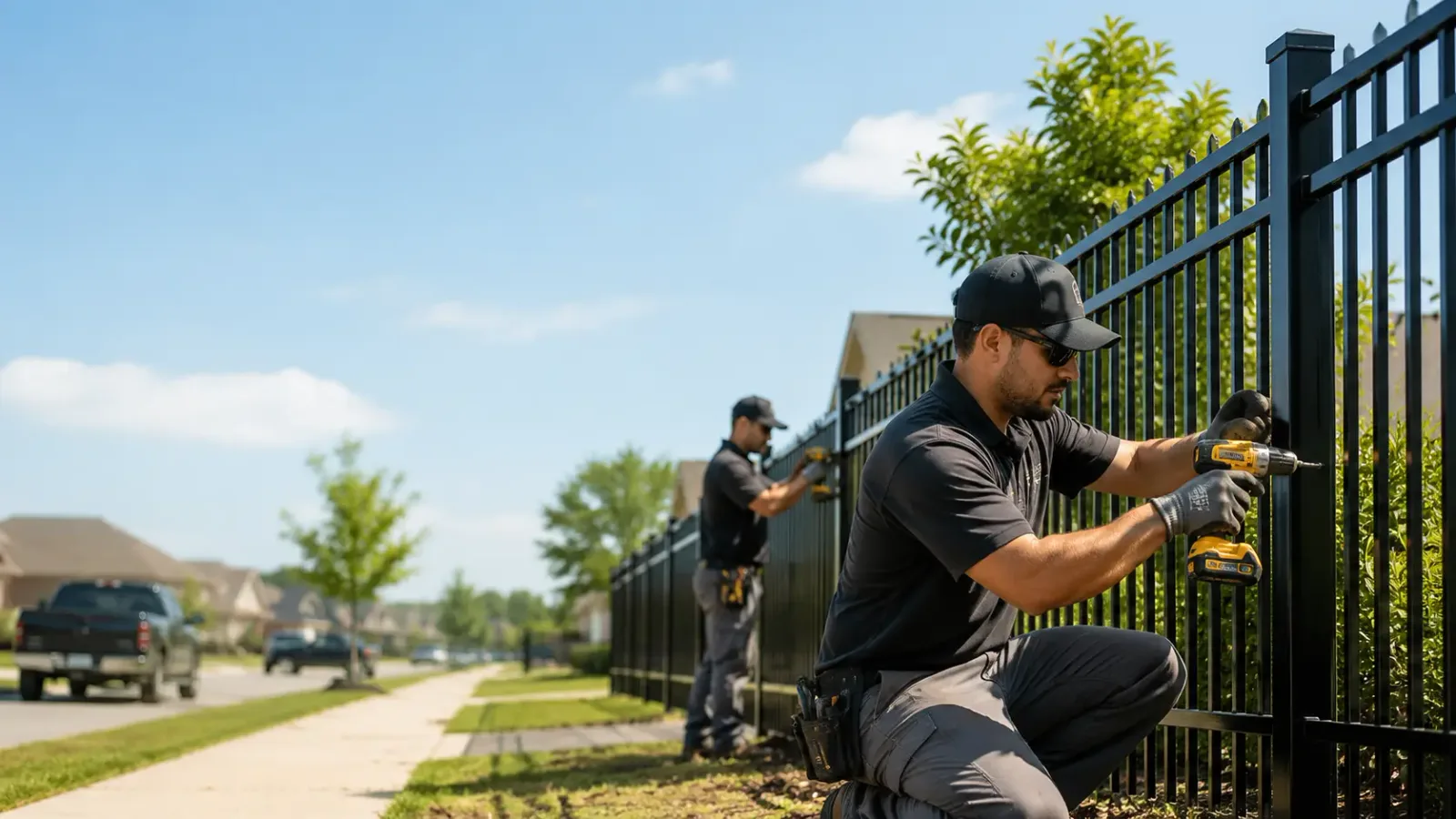 Metal Fence Installation in Doon, IA